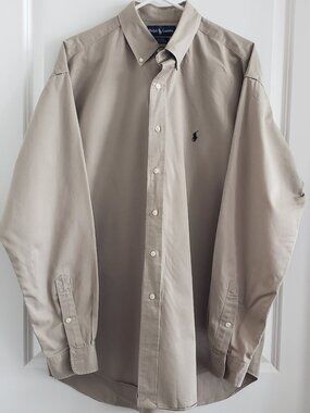 Men's Ralph Lauren Light Tan Blake Shirt- Sz L